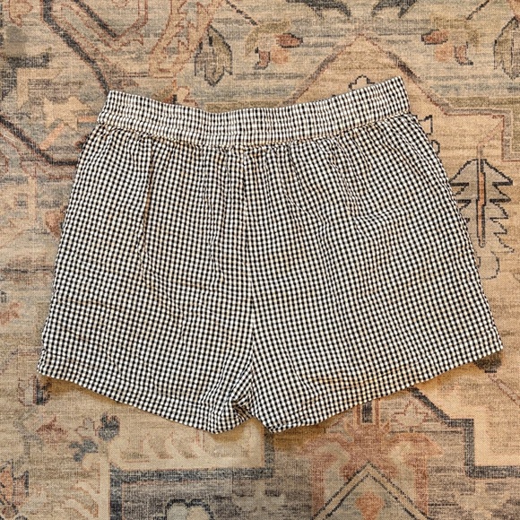 Joe's Jeans Gingham Cotton Shorts - Picture 3 of 3
